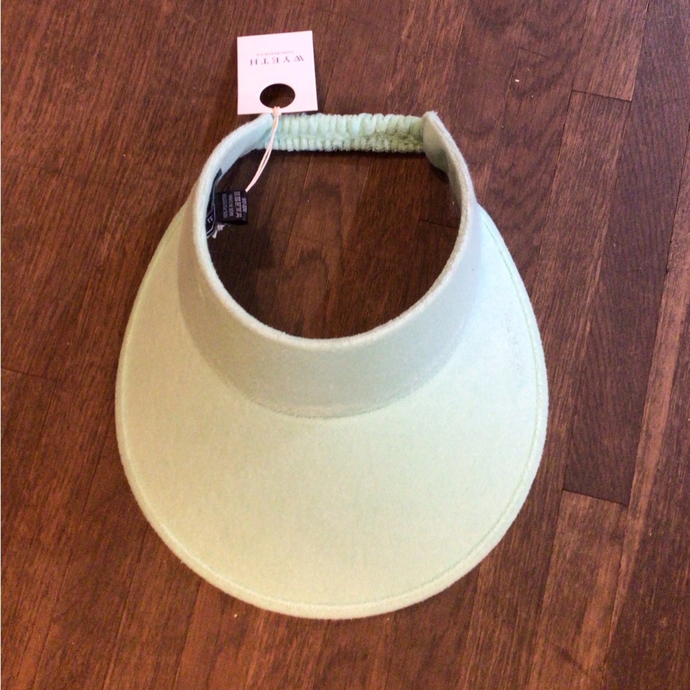 NEW! Wyeth by Todd Magill Terry Pastel Mint Visor - Picture 1 of 4